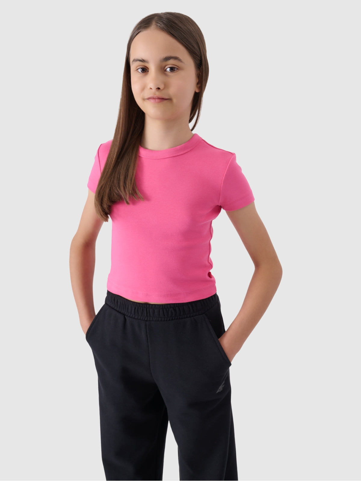 T-shirts de Algodão Básicas Menina 4F