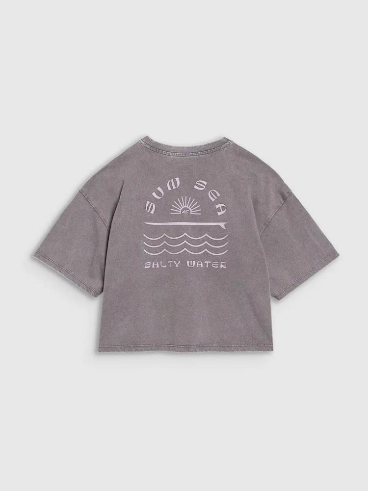 T-shirts de Algodão Menina 4F