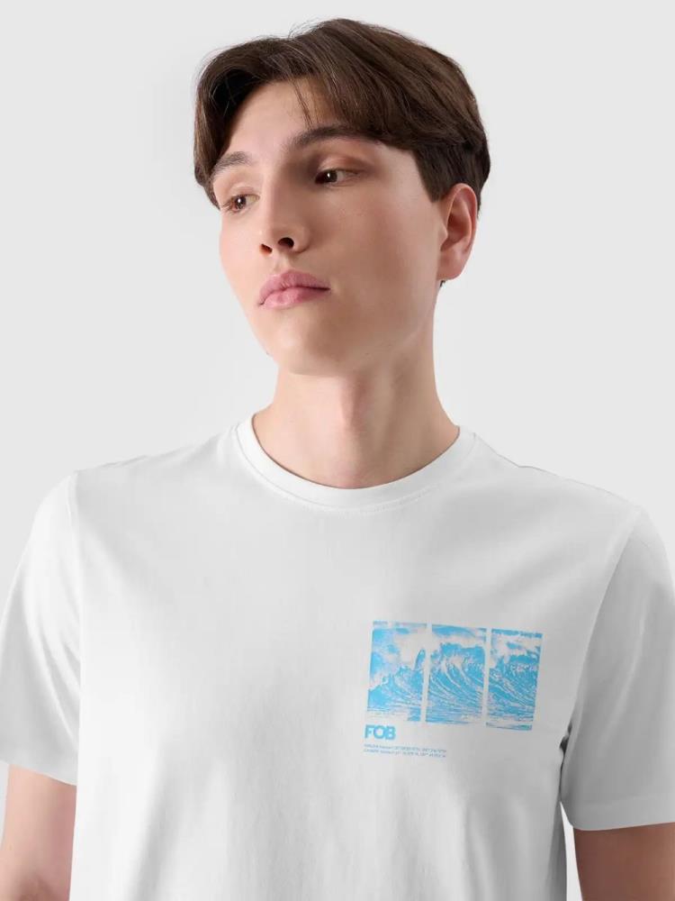 T-shirt de Algodão Homem 4F