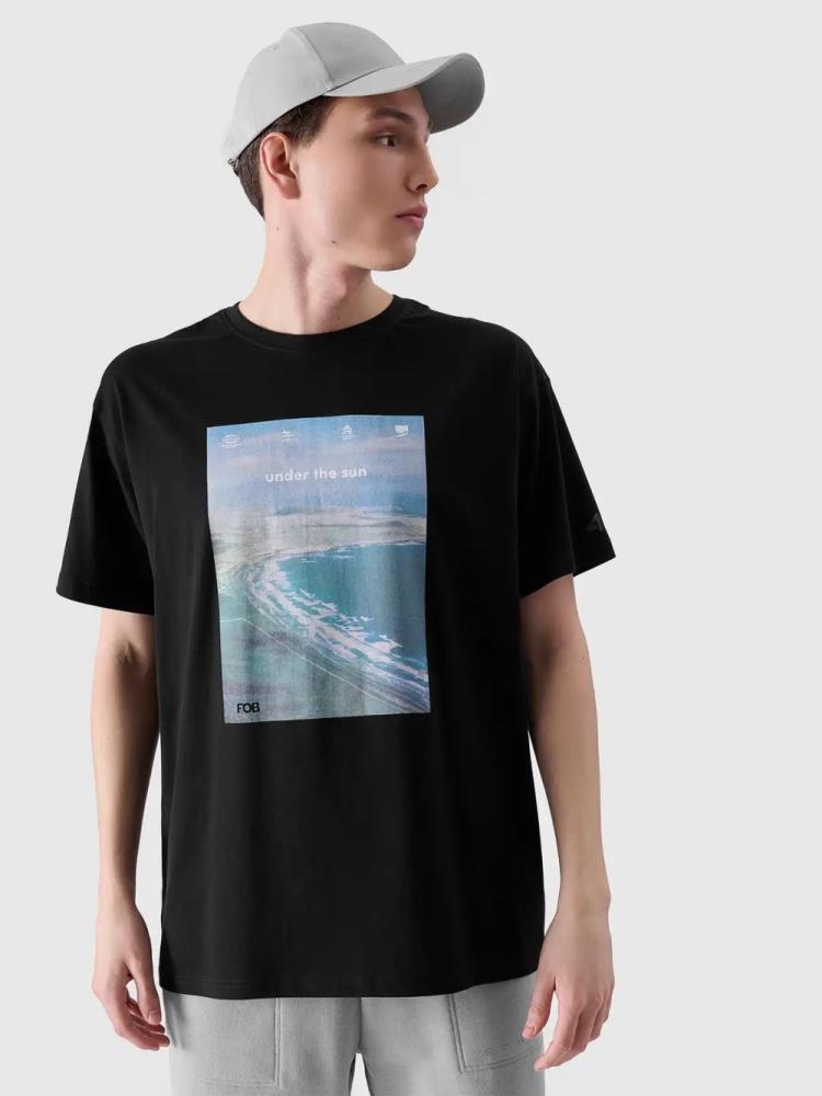 T-shirt de Algodão Homem 4F