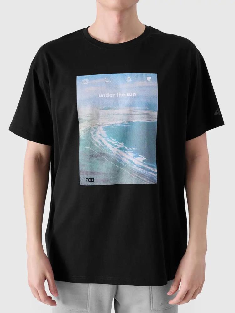 T-shirt de Algodão Homem 4F