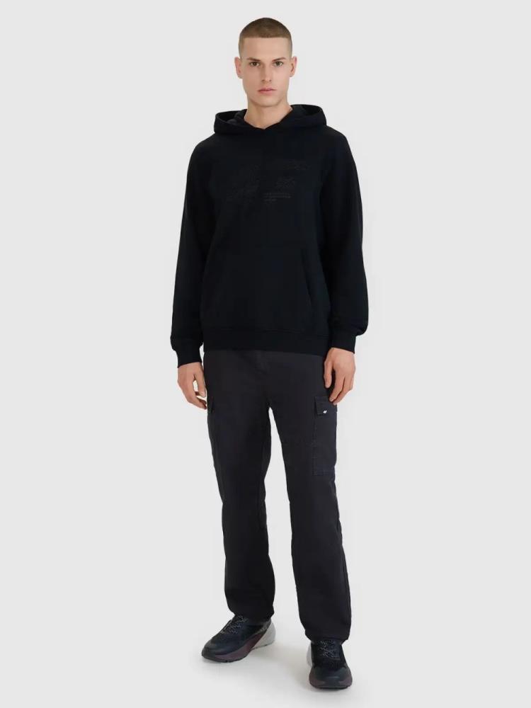 Sweatshirt de algodão com capuz Homem 4F