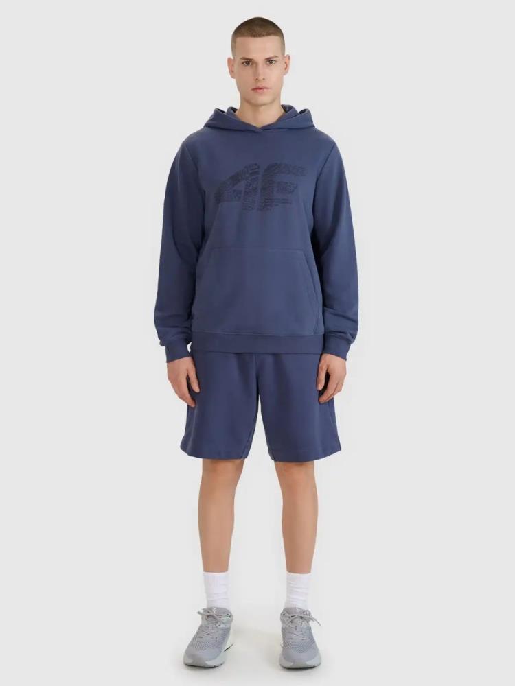 Sweatshirt de algodão com capuz Homem 4F