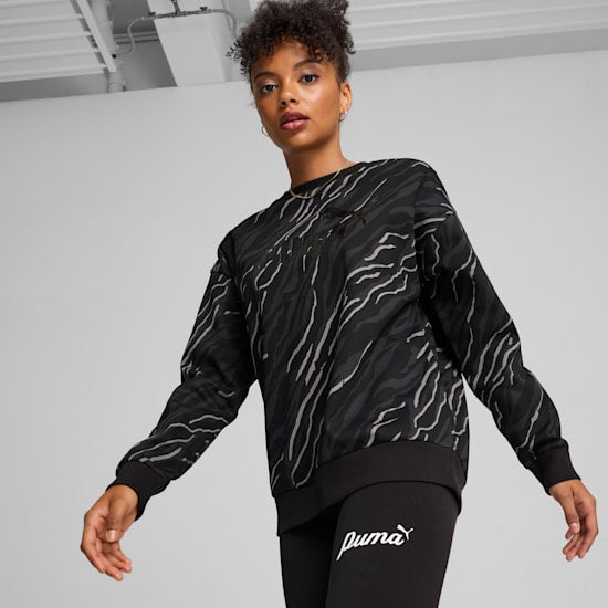 Sweatshirts Mulher Puma Animal Print