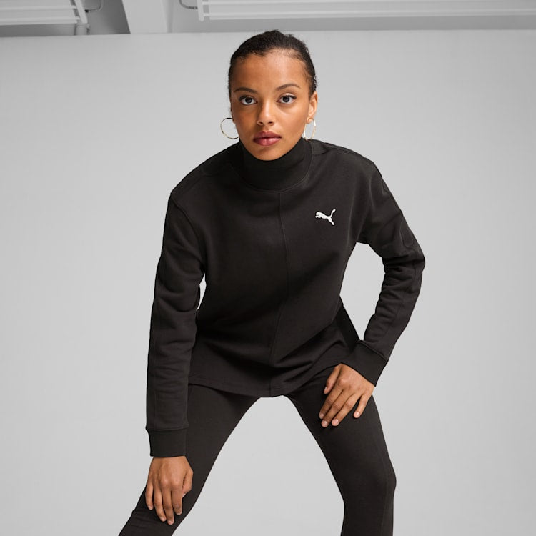Sweatshirts Mulher Puma Gola Alta