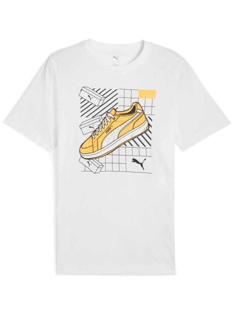 T-shirts de Algodão Homem Puma Graphics Sneaker