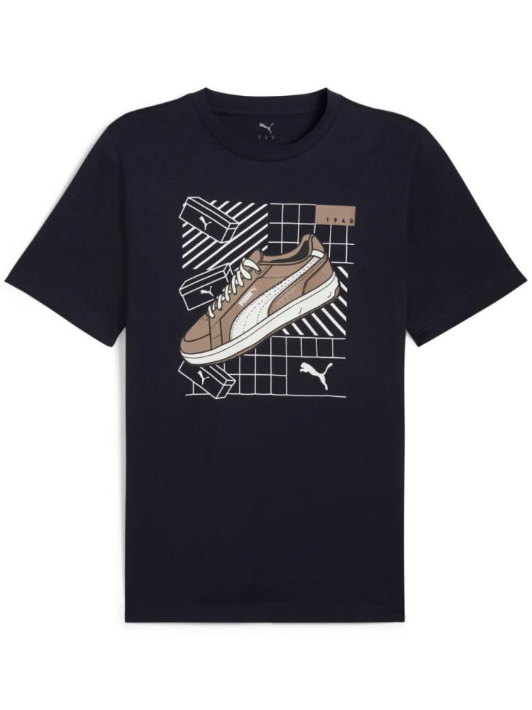 T-shirts de Algodão Homem Puma Graphics Sneaker
