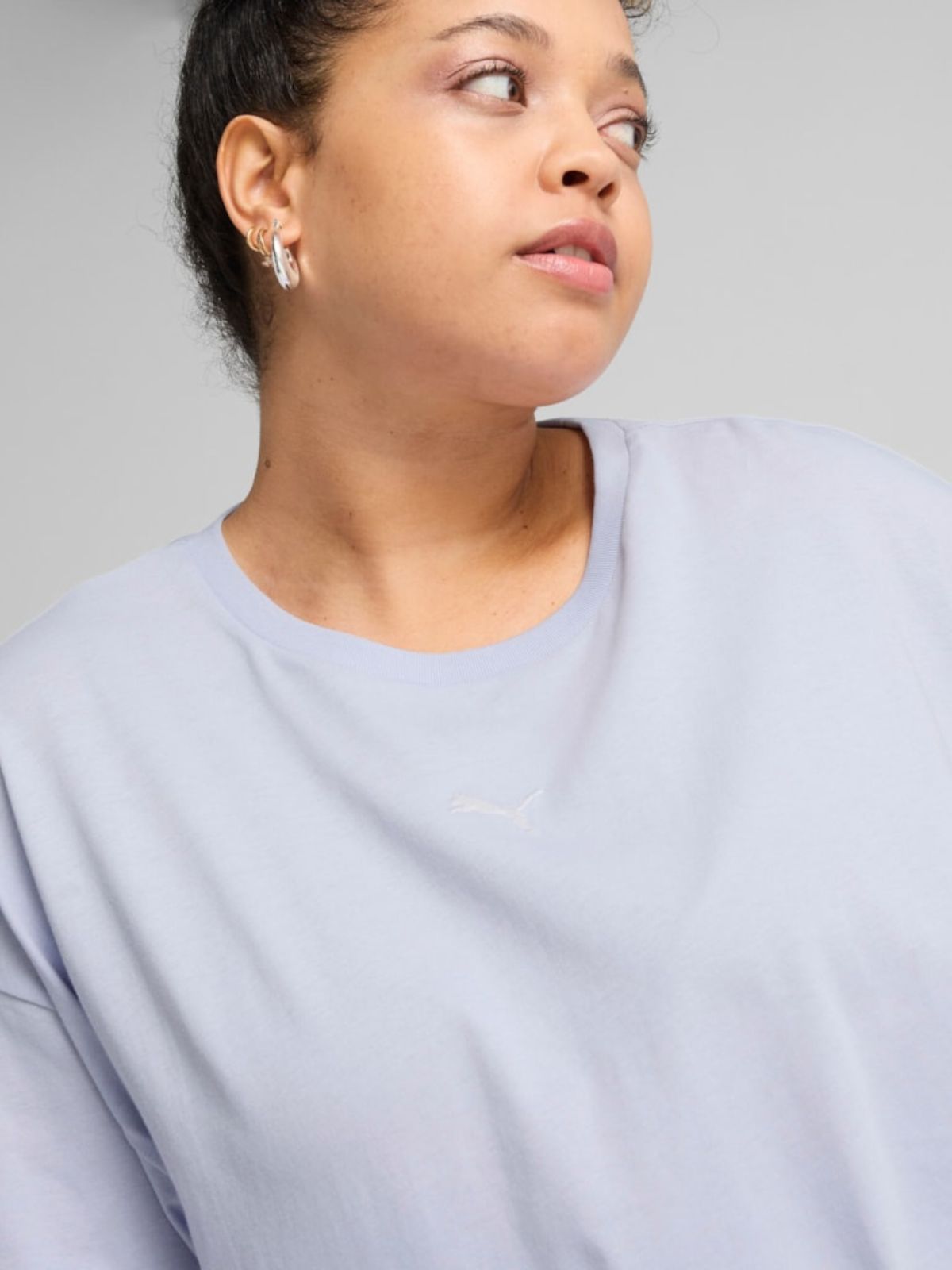 T-shirts de Algodão Mulher Puma Ess Relaxed