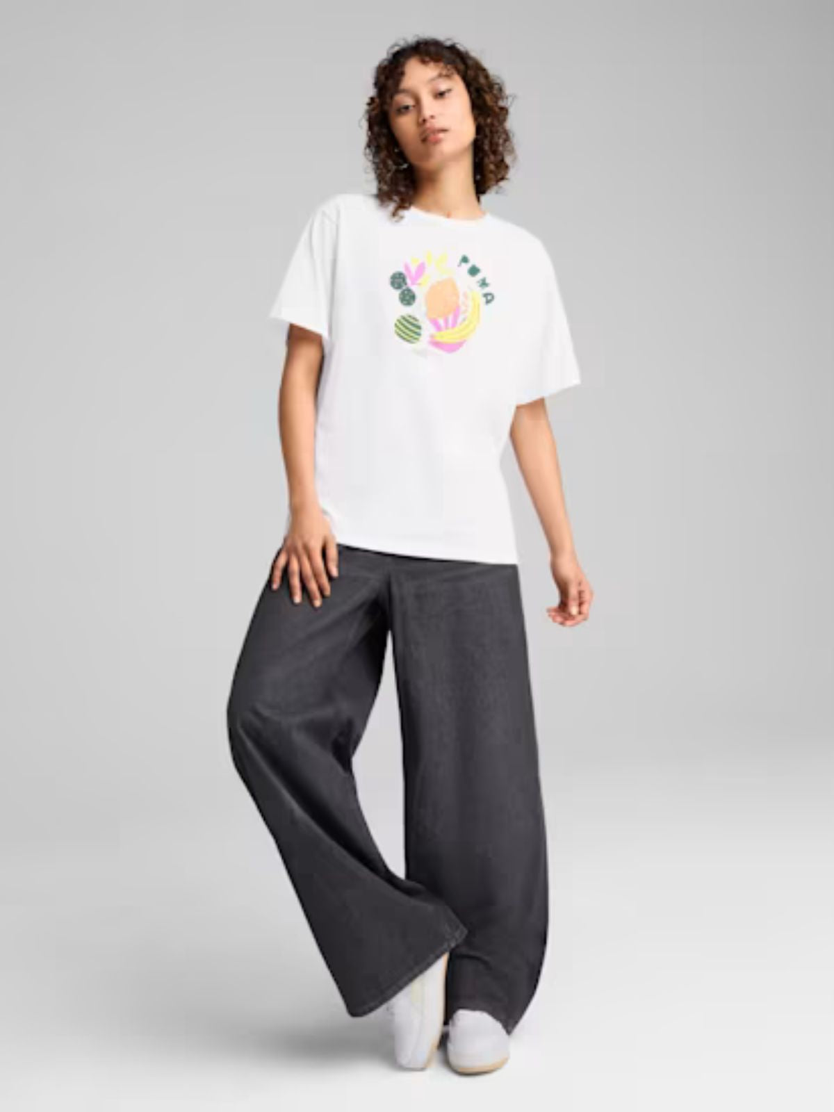 T-shirts de Algodão Mulher Puma Relaxed Fruity