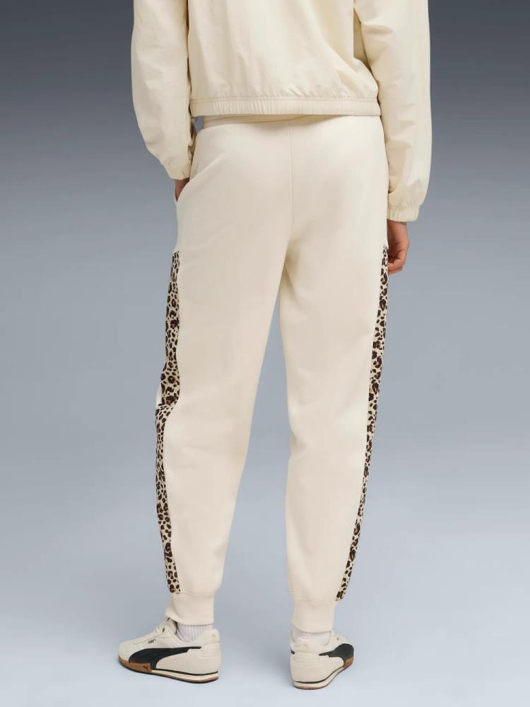 Calças de Algodão Cardado Mulher Puma Graphic Animal Comfort