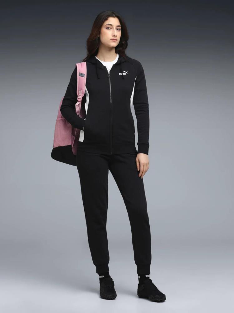 Fatos de Treino de Algodão Cardado com Capuz Mulher Puma
