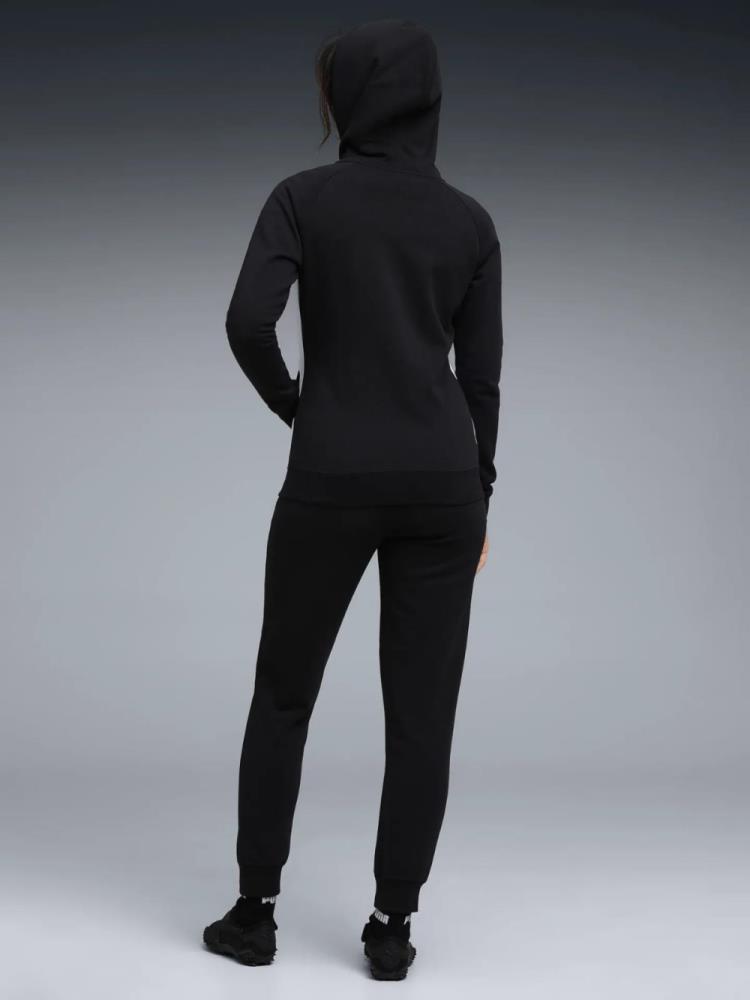 Fatos de Treino de Algodão Cardado com Capuz Mulher Puma