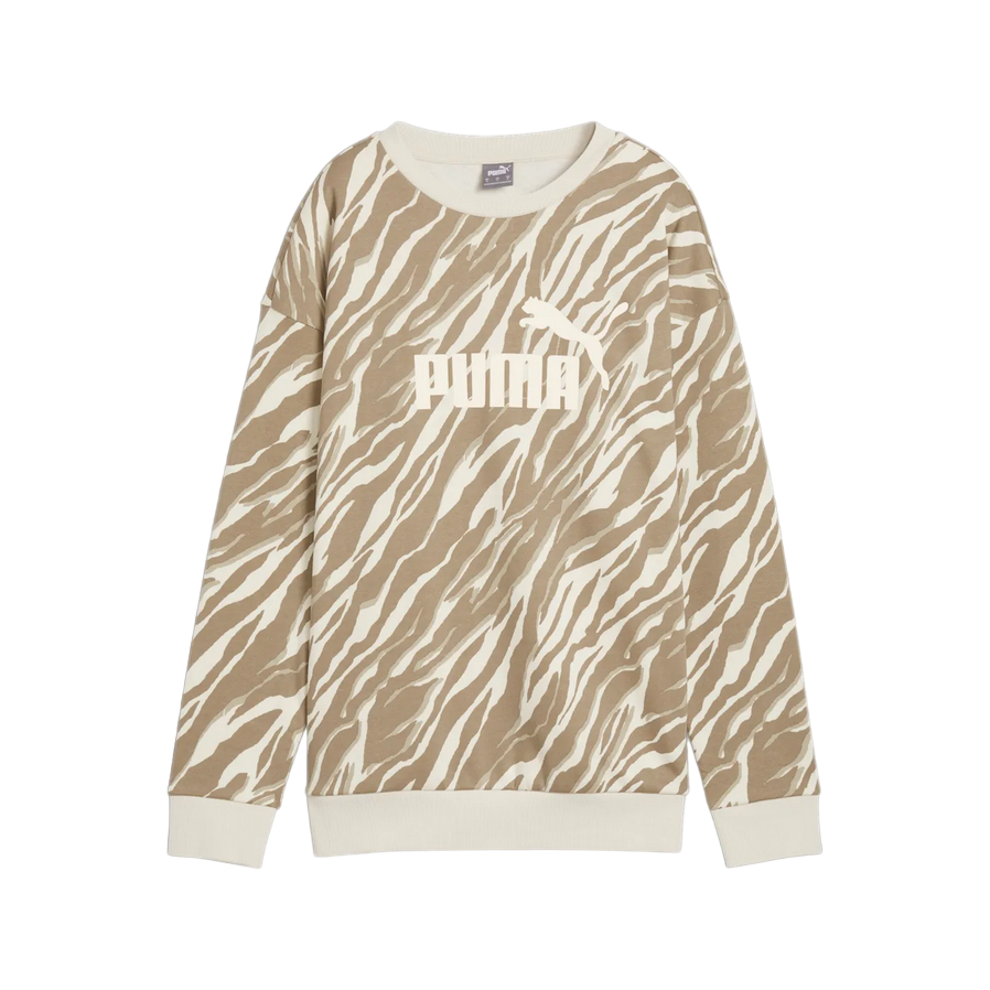 Sweatshirts de Algodão Mulher Puma Animal Print