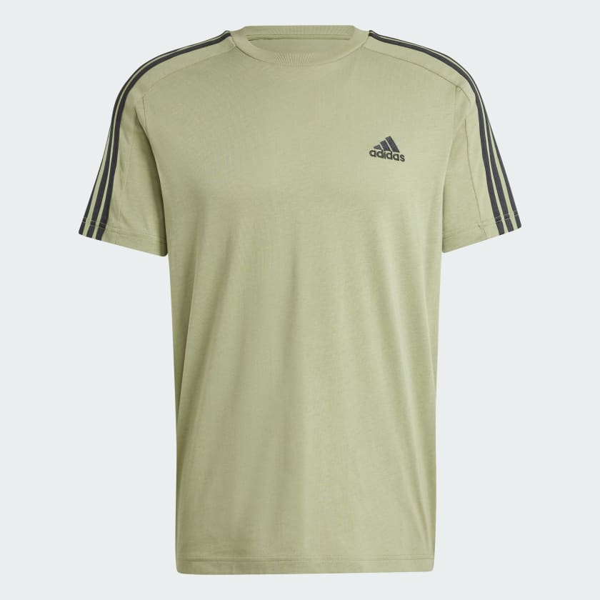 T-shirts de Algodão Adidas 3-Stripes Essentials