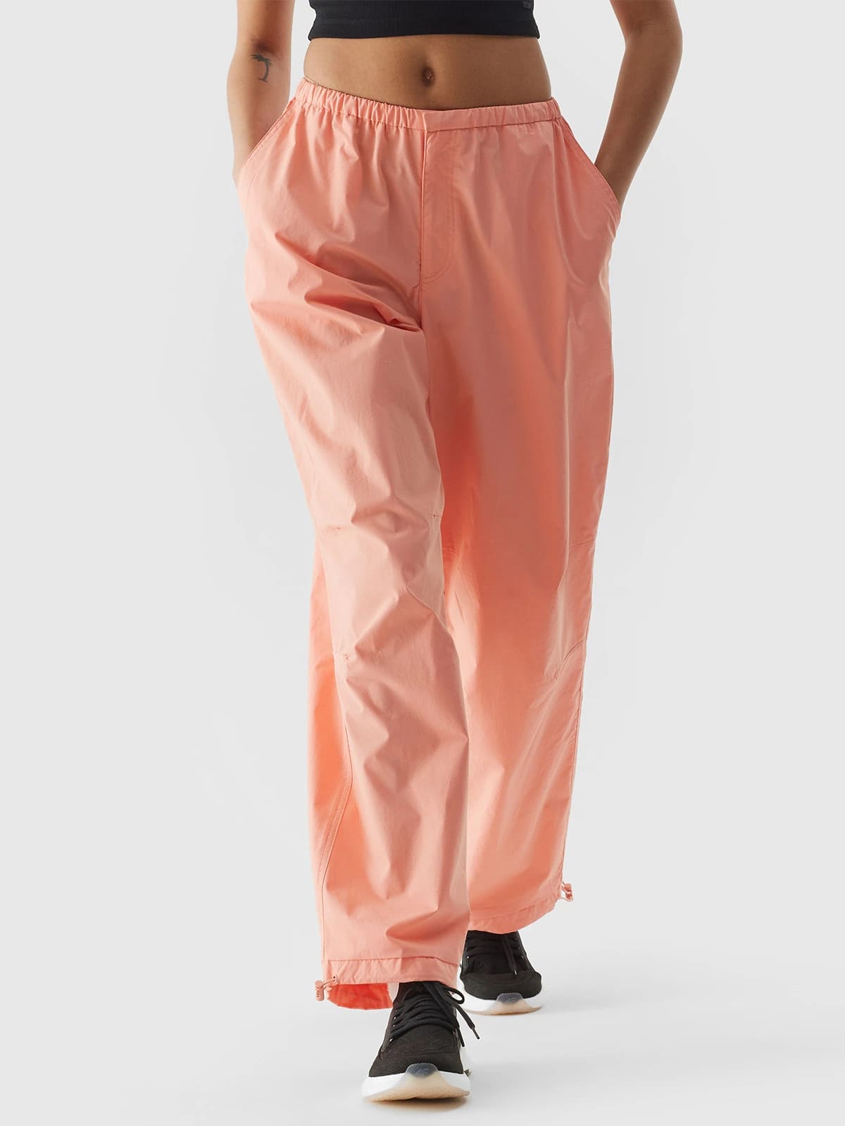 Calças de Algodão Largas c/bolsos 4F