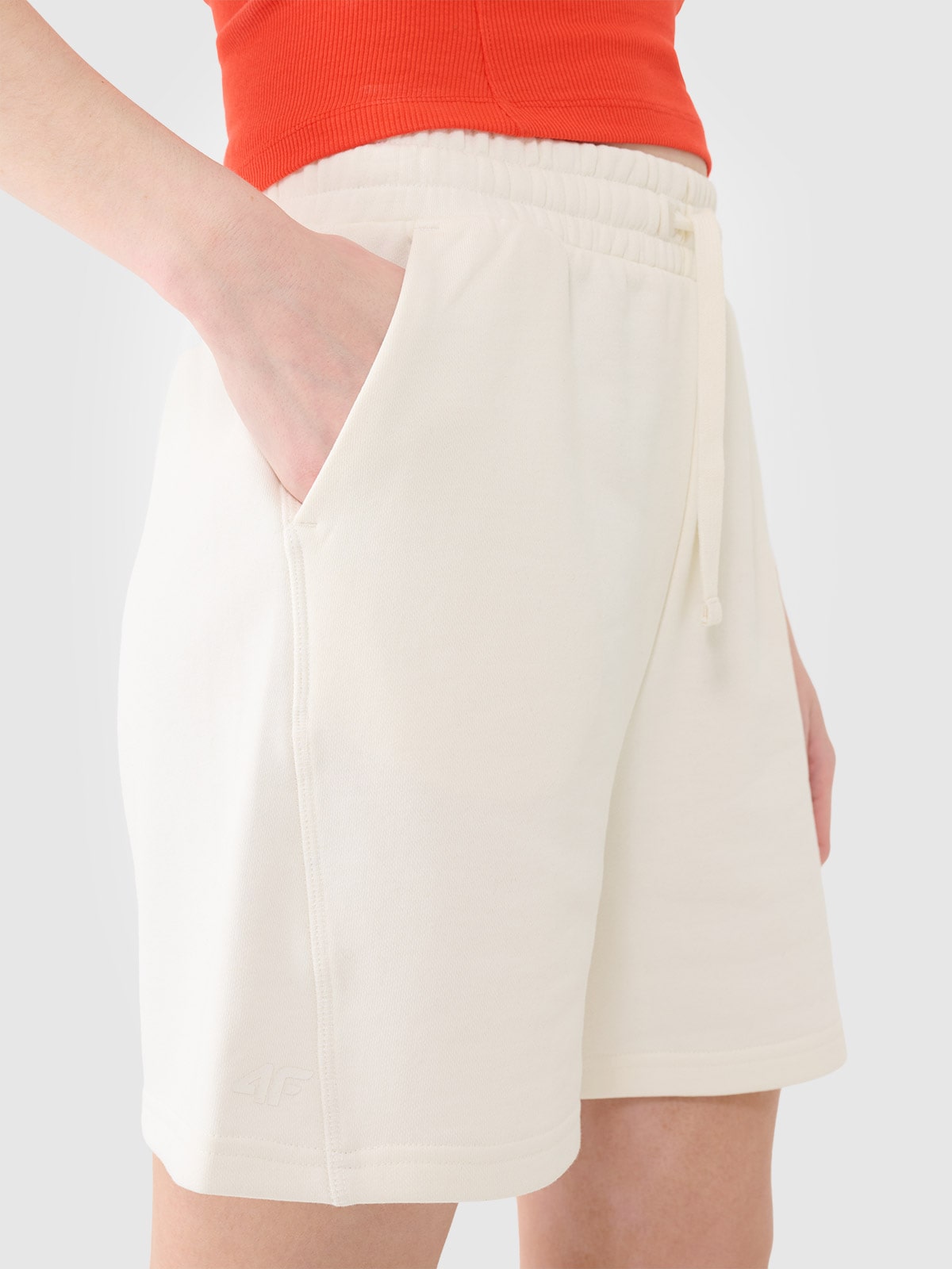 Calções de Algodão Oversized Mulher 4F