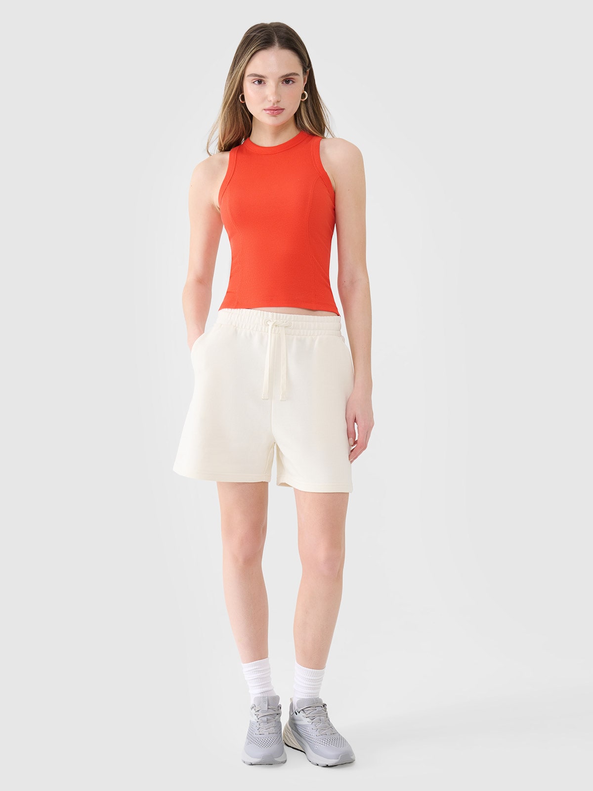 Calções de Algodão Oversized Mulher 4F