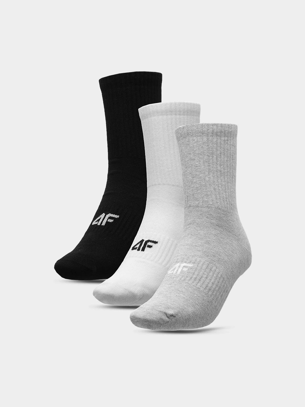 Meias Cano Alto 4F Conjunto 3 Pares