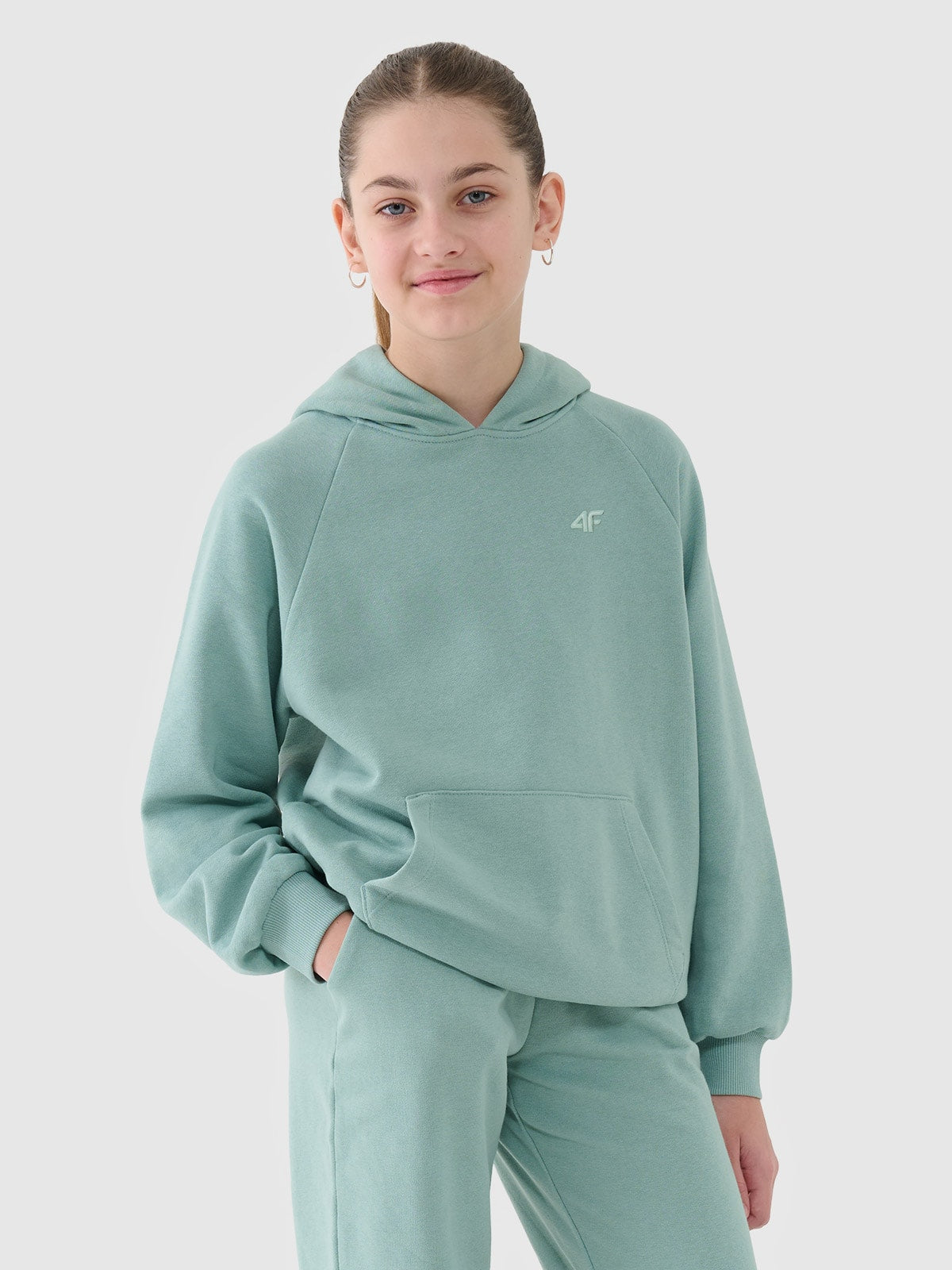 Sweatshirt de Algodão Menina 4F