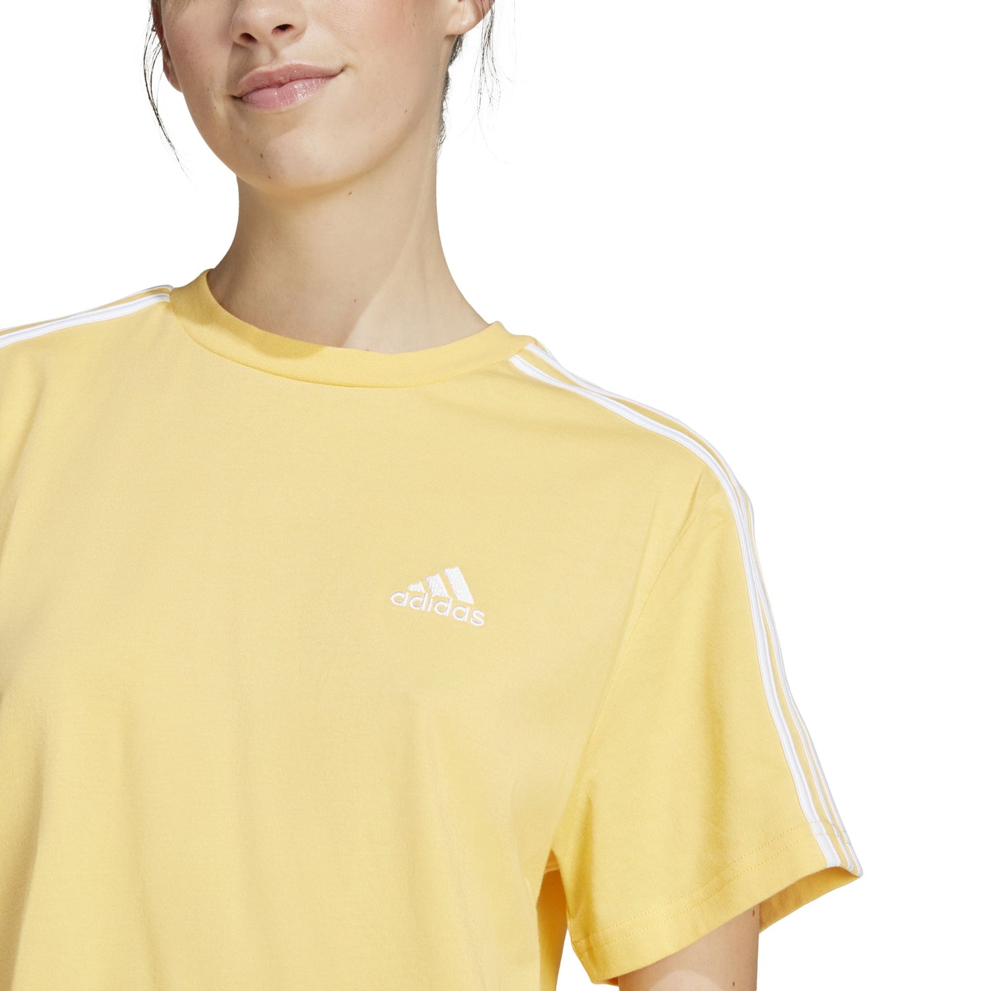 T-shirts de Algodão Adidas 3-Stripes Essentials
