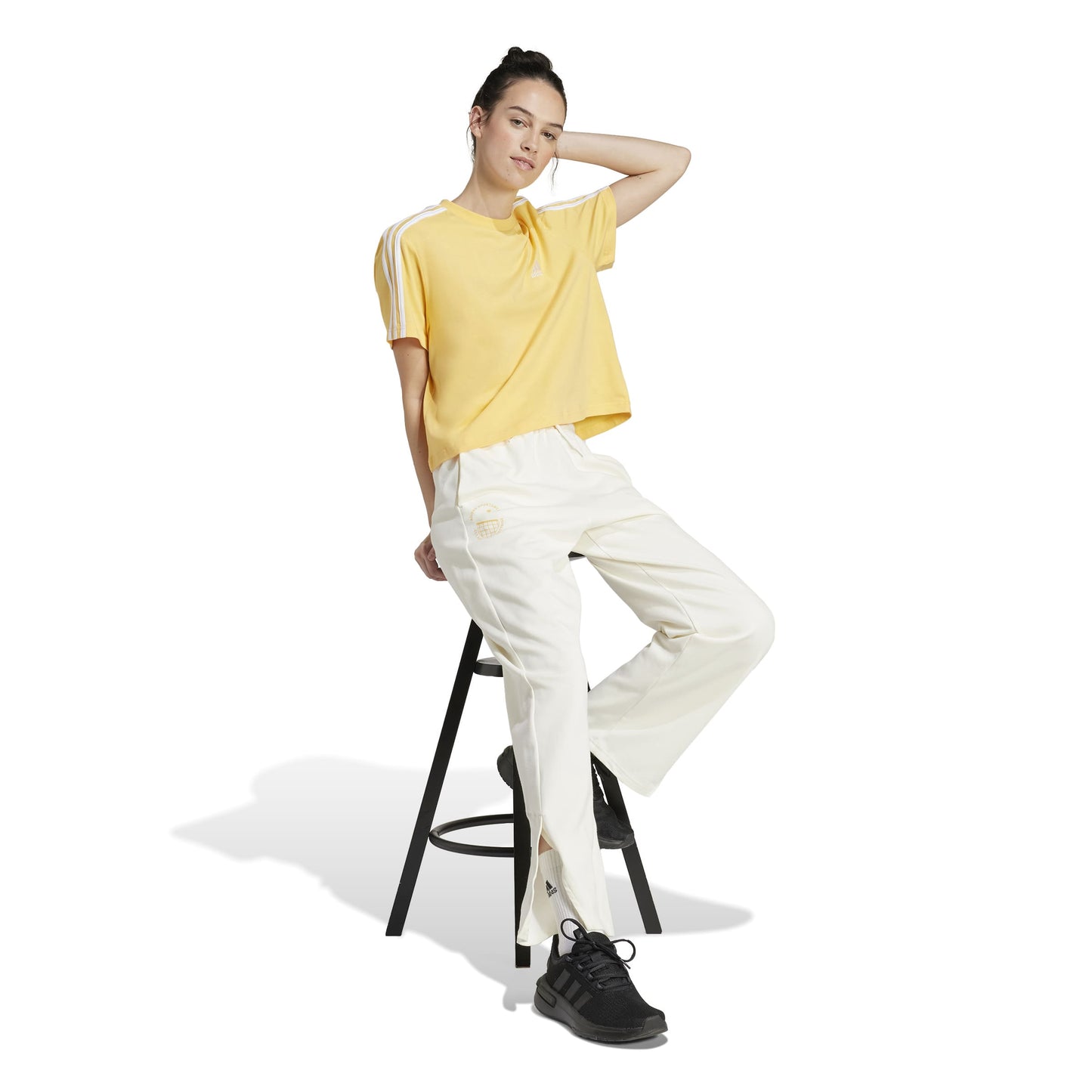 T-shirts de Algodão Adidas 3-Stripes Essentials