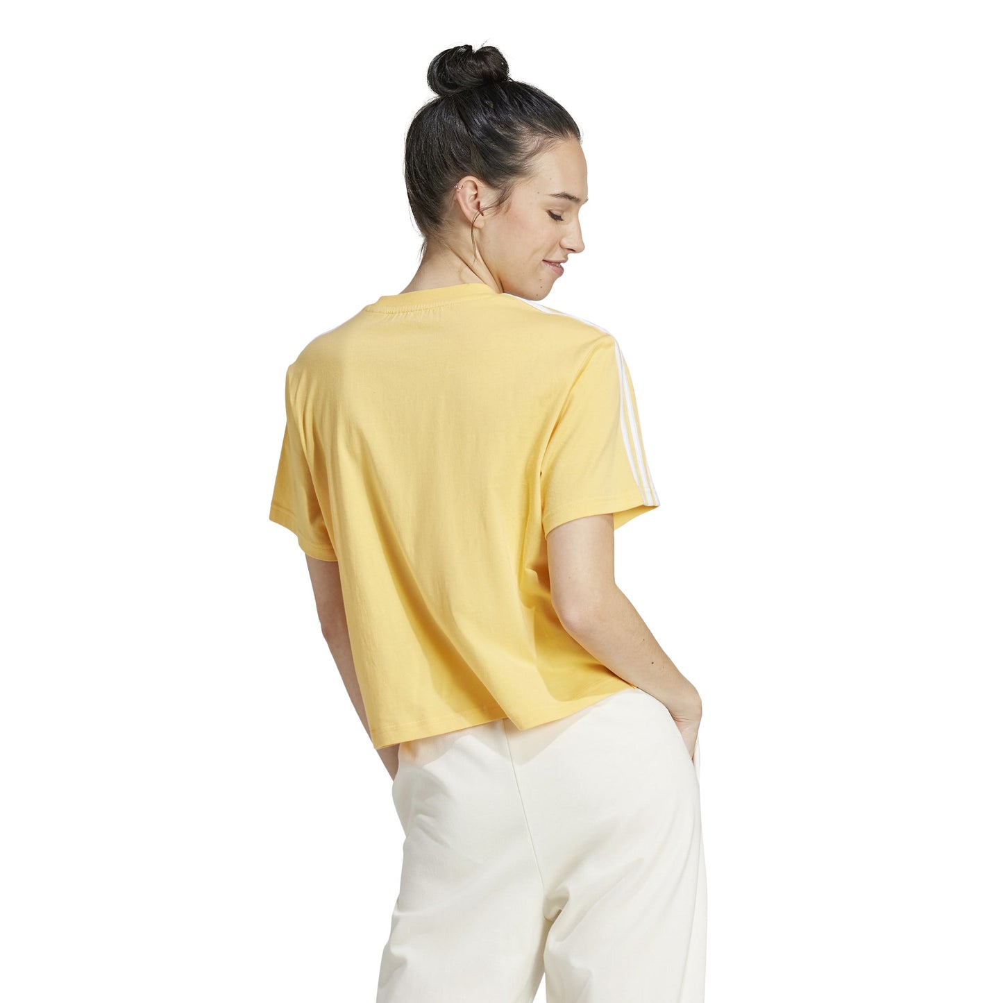 T-shirts de Algodão Adidas 3-Stripes Essentials