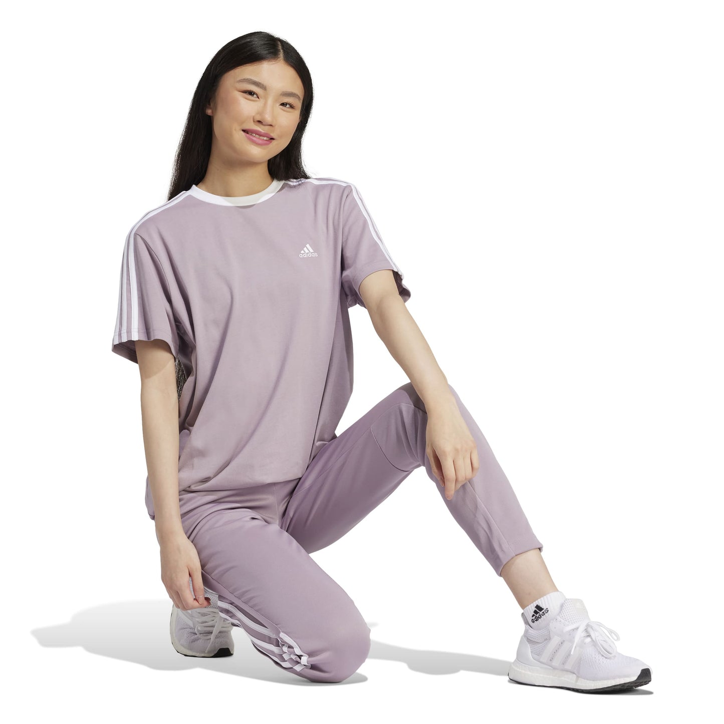 T-shirts de Algodão Adidas 3-Stripes Essentials