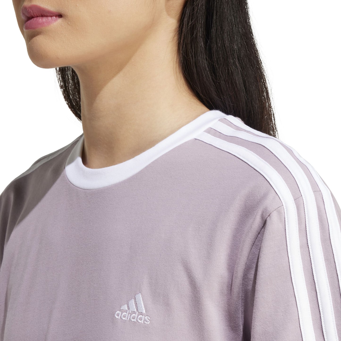T-shirts de Algodão Adidas 3-Stripes Essentials
