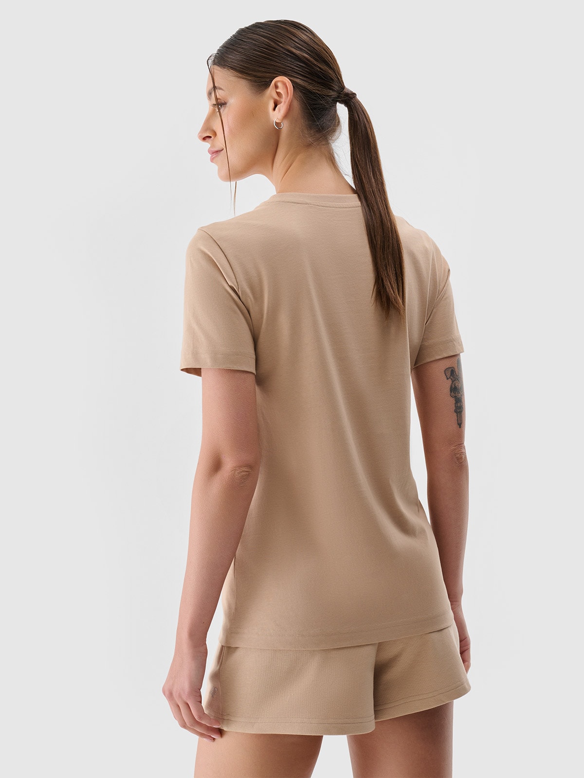 T-shirts de Algodão Básicas Mulher 4F