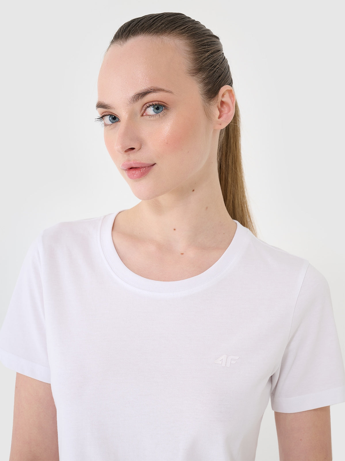 T-shirts de Algodão Básicas Mulher 4F