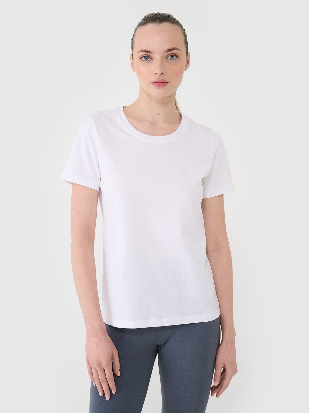 T-shirts de Algodão Básicas Mulher 4F