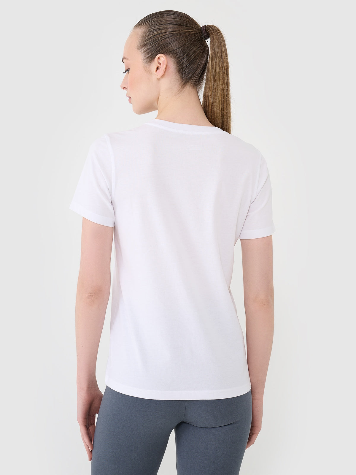 T-shirts de Algodão Básicas Mulher 4F