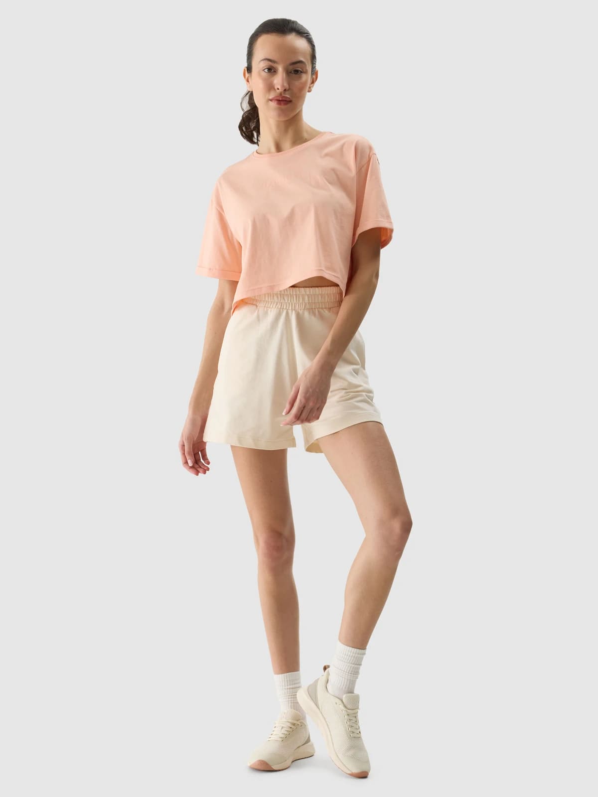 T-shirts de Algodão Mulher 4F Basic