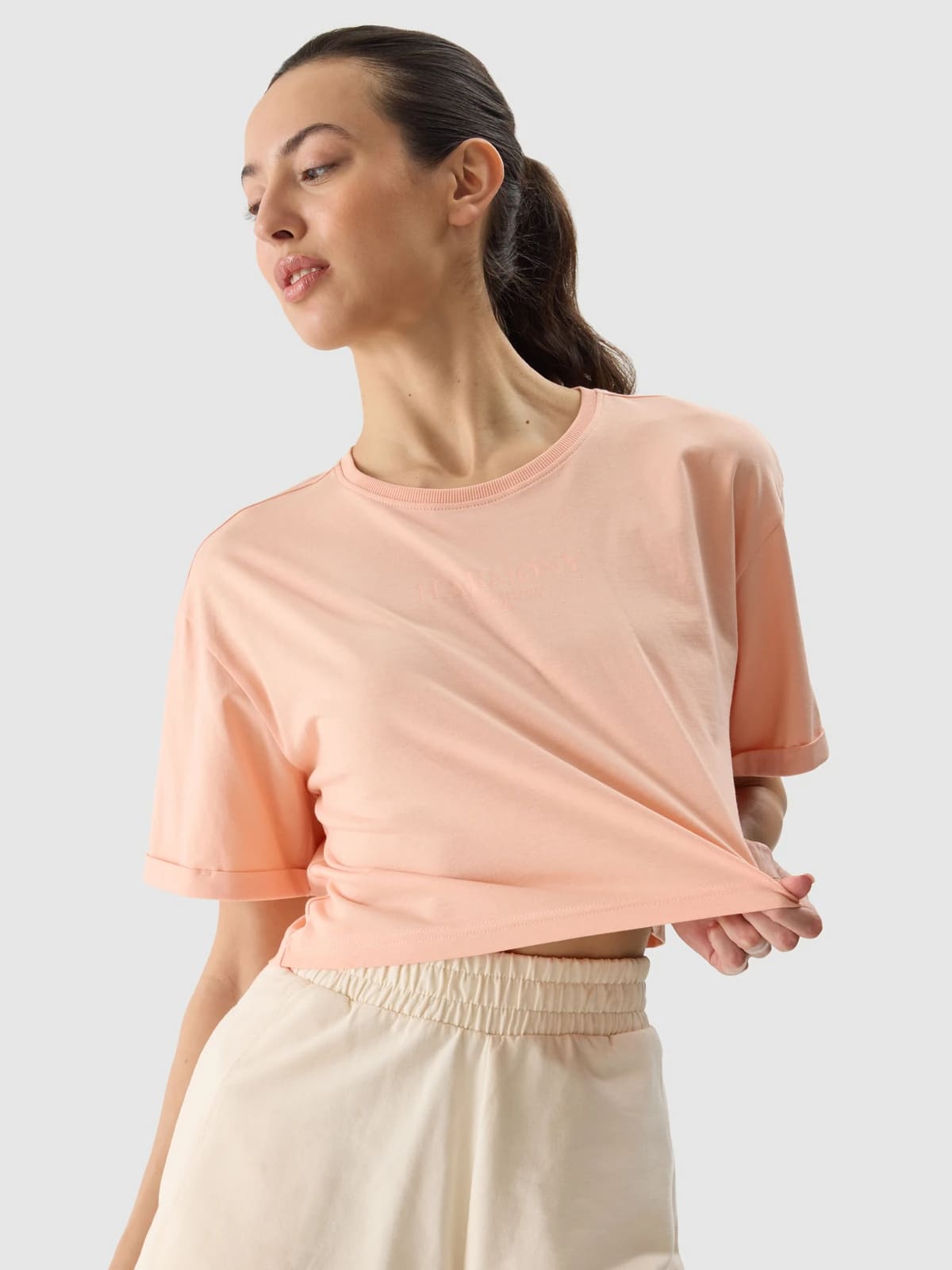 T-shirts de Algodão Mulher 4F Basic