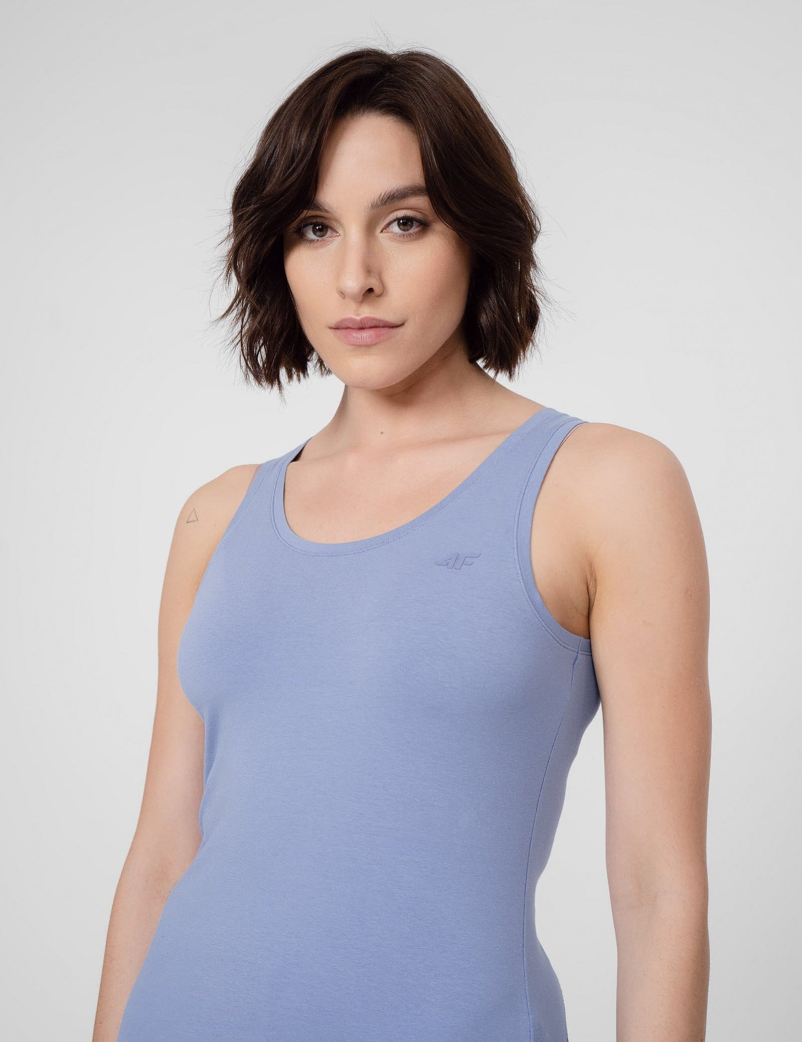 T-shirt Manga Caveada Mulher 4F Basic