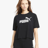 PUMA CROPPED LOGO TEE