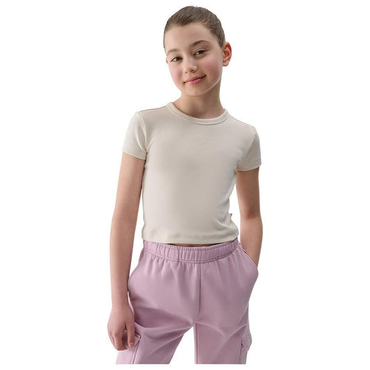 T-shirts de Algodão Básicas Menina 4F