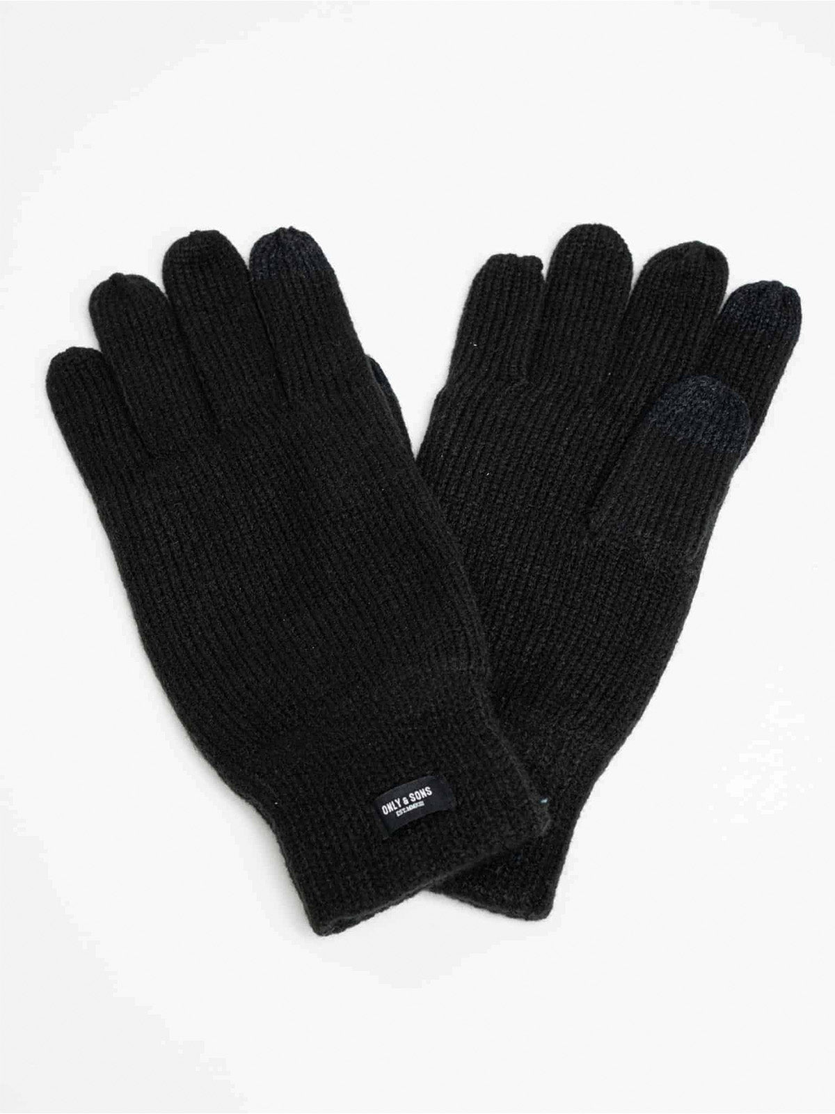 FINGER LINED KNIT GLOVE