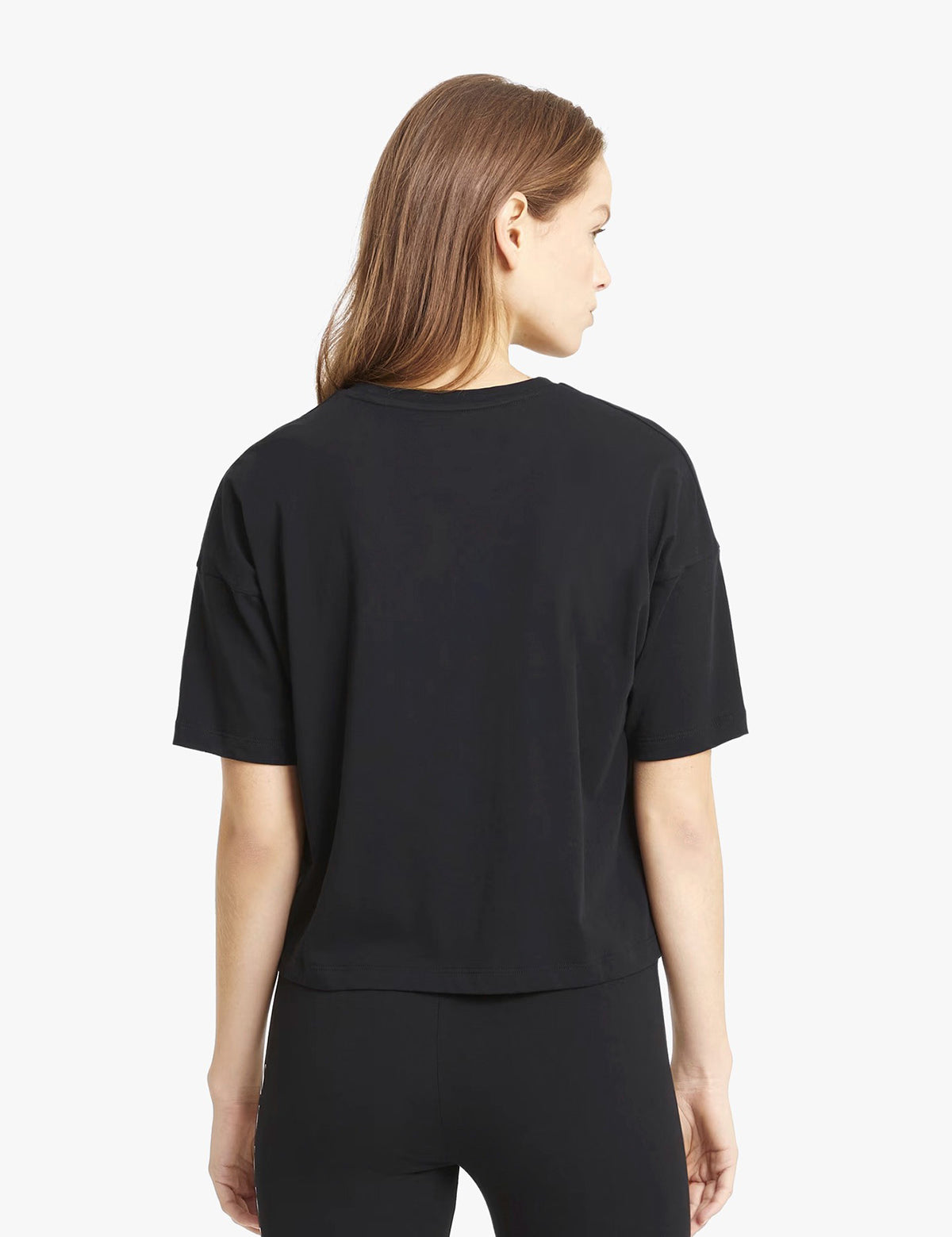 PUMA CROPPED LOGO TEE