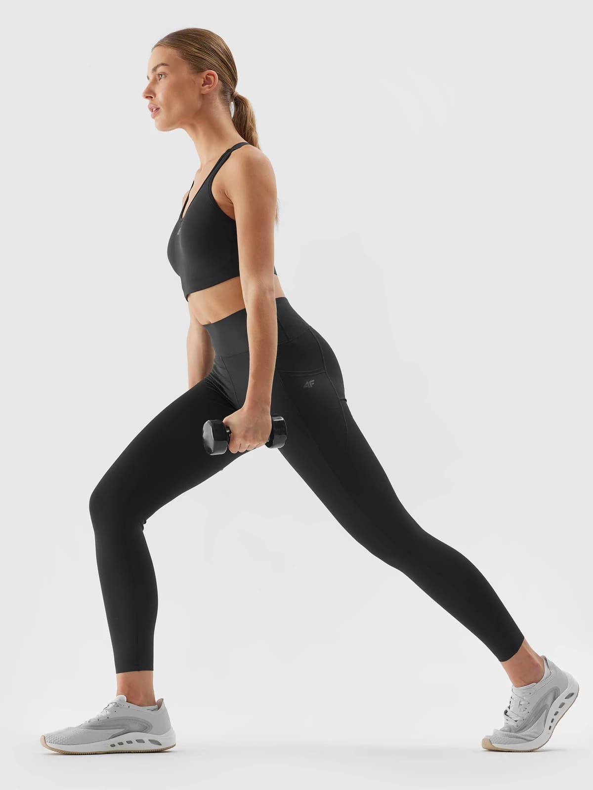 Leggings de Lycra com Cintura Alta 4F