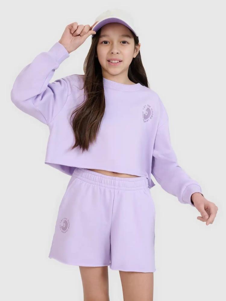 Sweatshirt de Algodão Menina 4F