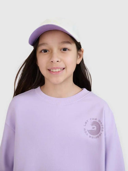 Sweatshirt de Algodão Menina 4F