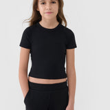 T-shirts de Algodão Básicas Menina 4F