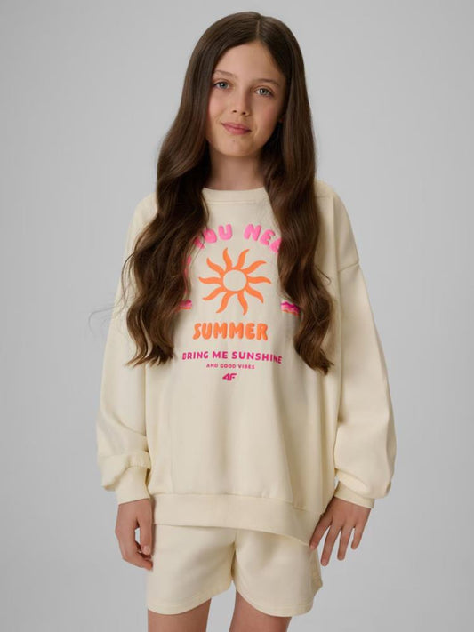 Sweatshirts de Algodão Menina 4F