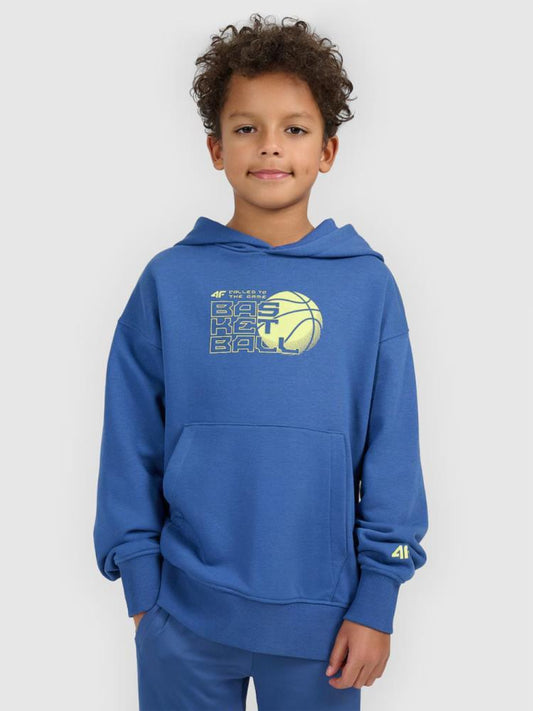 Sweatshirts de Algodão com Capuz Menino 4F
