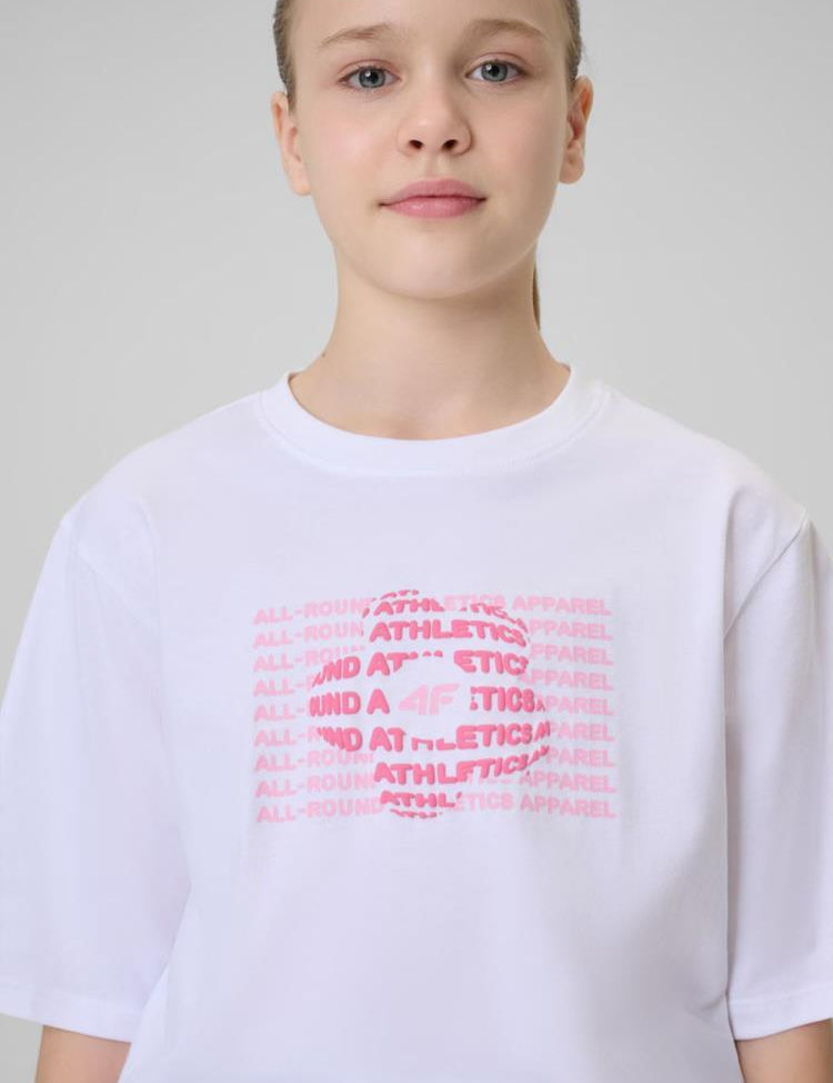 T-shirts de Algodão Menina 4F