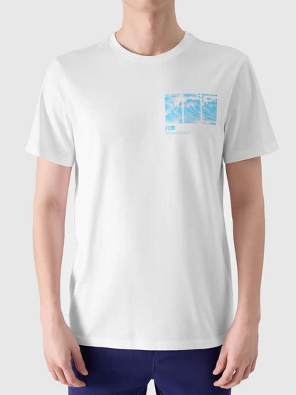 T-shirt de Algodão Homem 4F