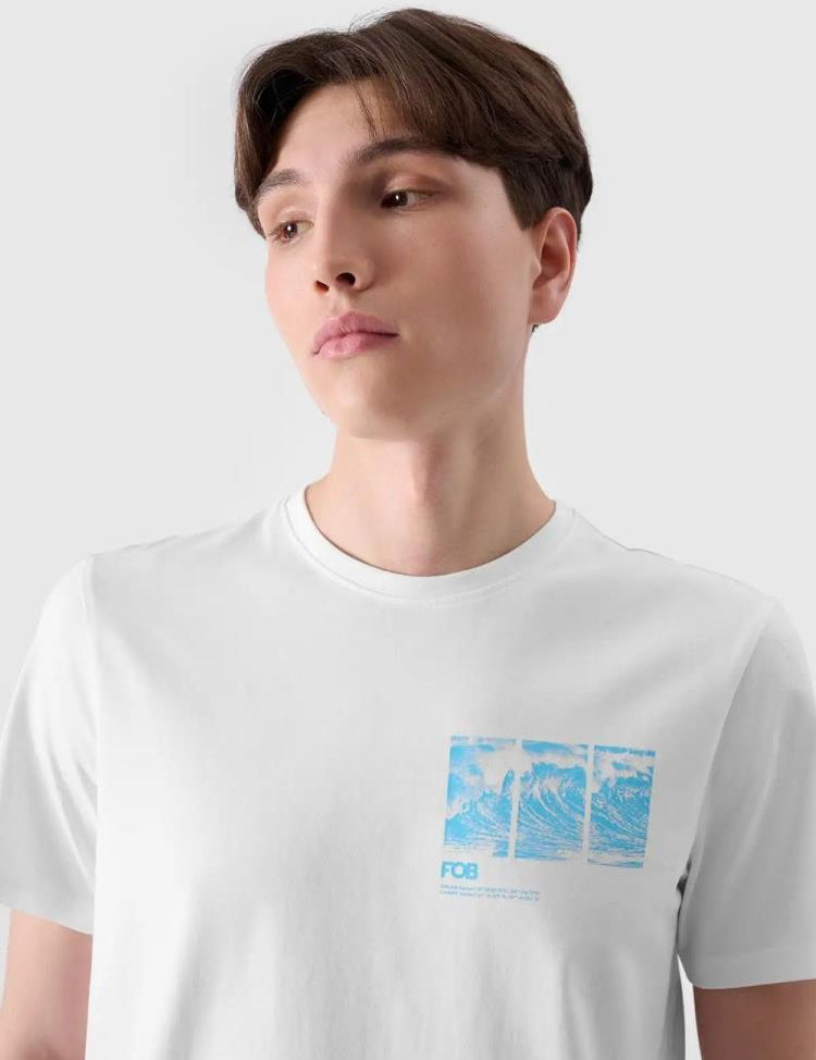 T-shirt de Algodão Homem 4F