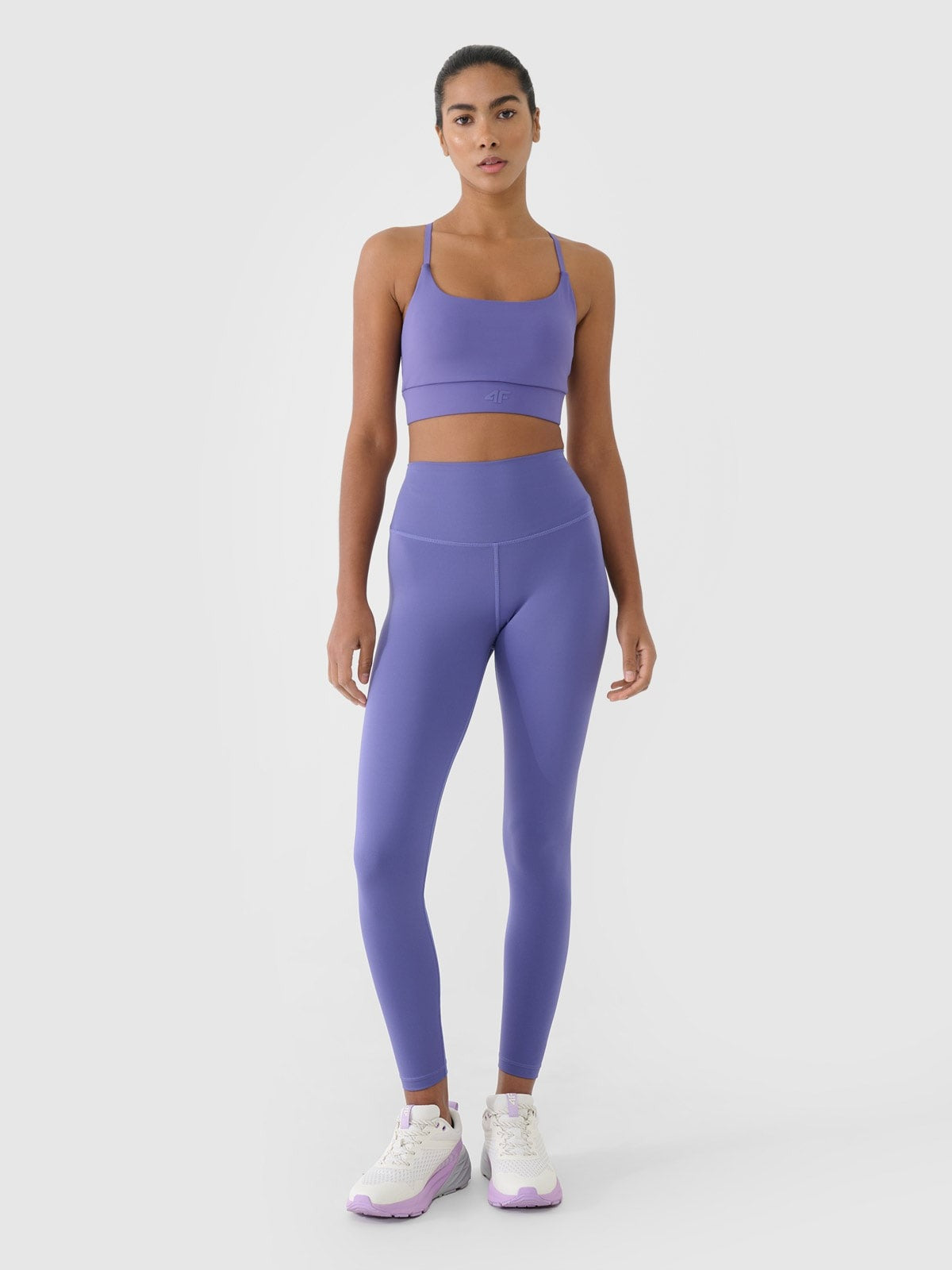 Leggings de Lycra Cintura Alta Mulher 4F