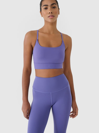 Leggings de Lycra Cintura Alta Mulher 4F